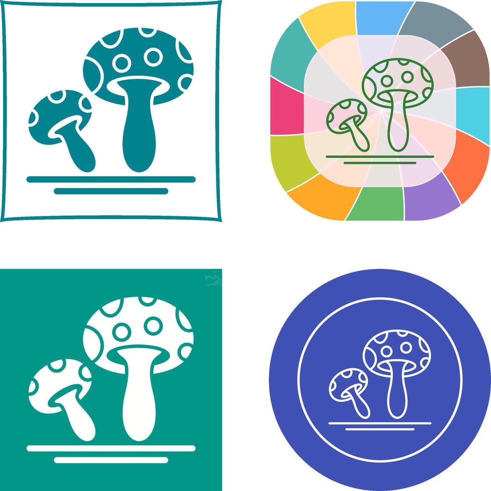Mushroom Icon Design vector