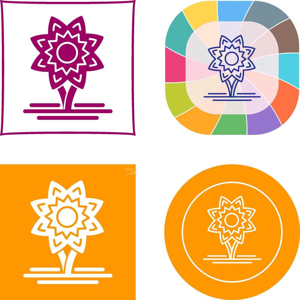 Daffodil Icon Design vector