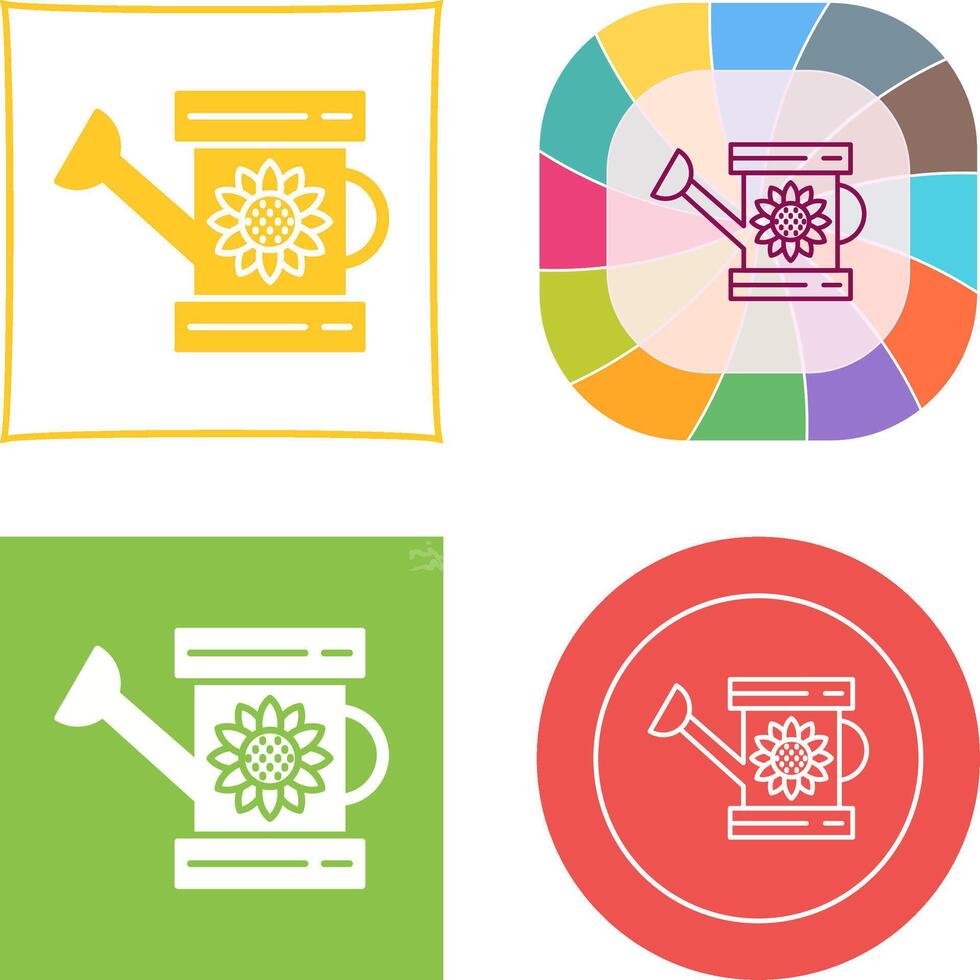 Watering Can Icon Design vector