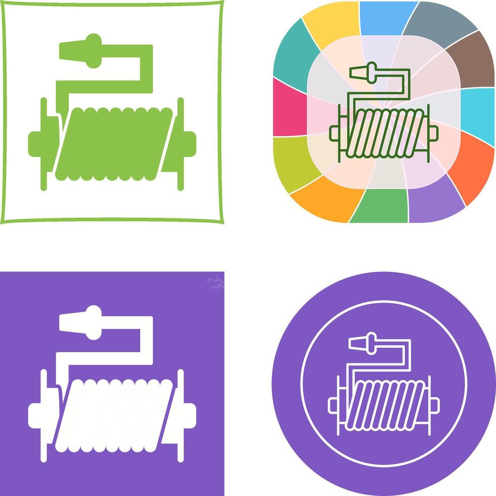 Water Hose Icon Design vector