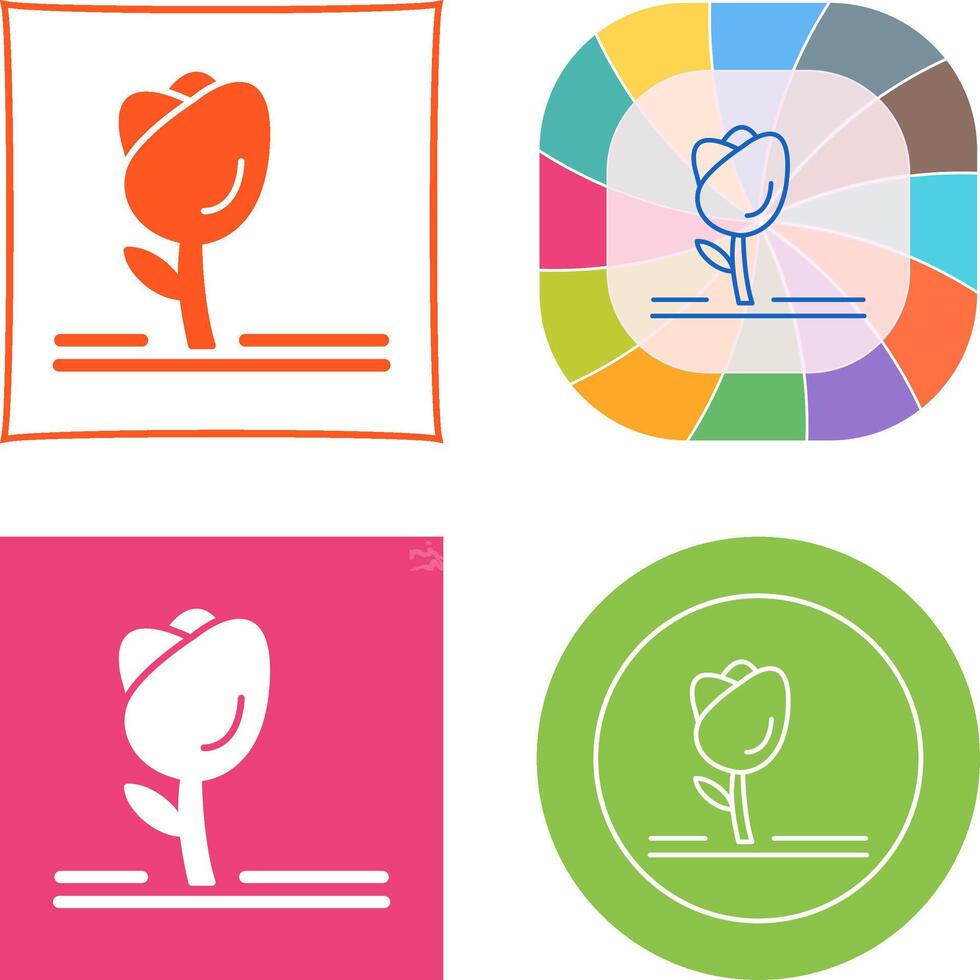 Tulip Icon Design vector