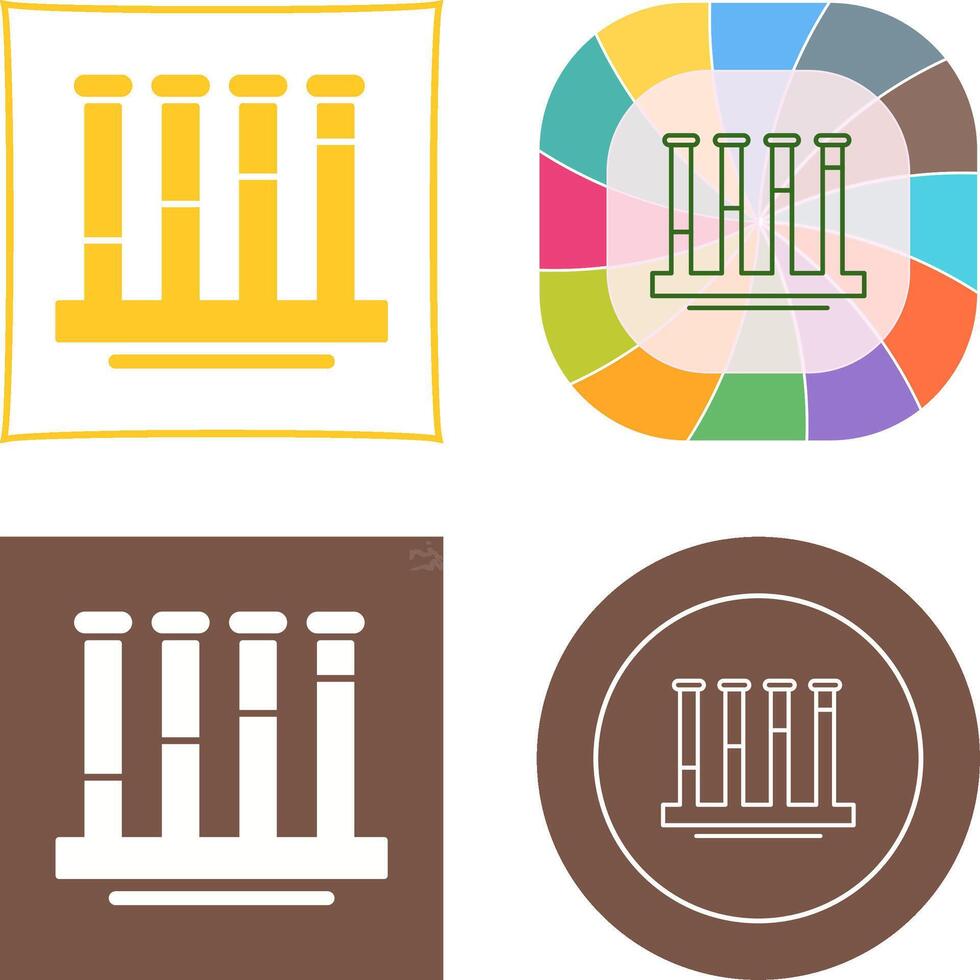 Communicating Vessels Icon Design vector