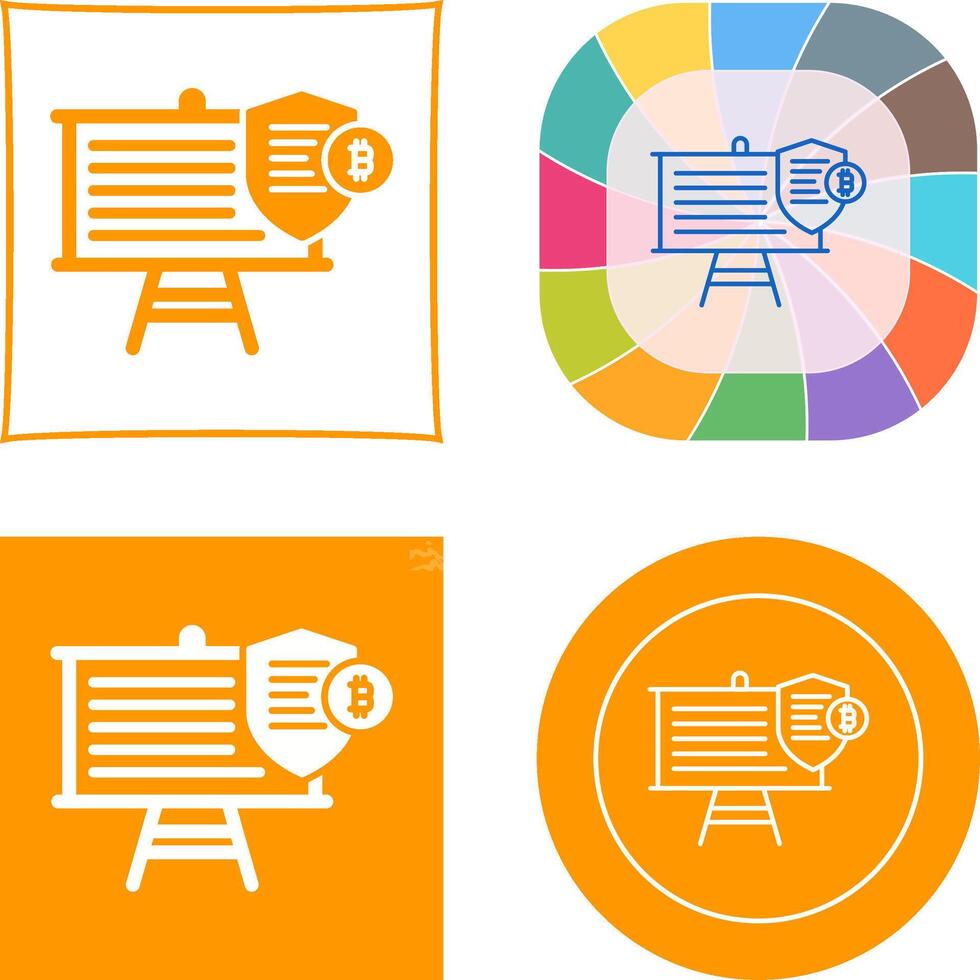 Presentation Icon Design vector