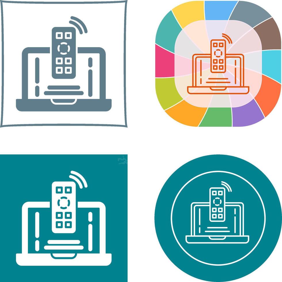 Remote Icon Design vector