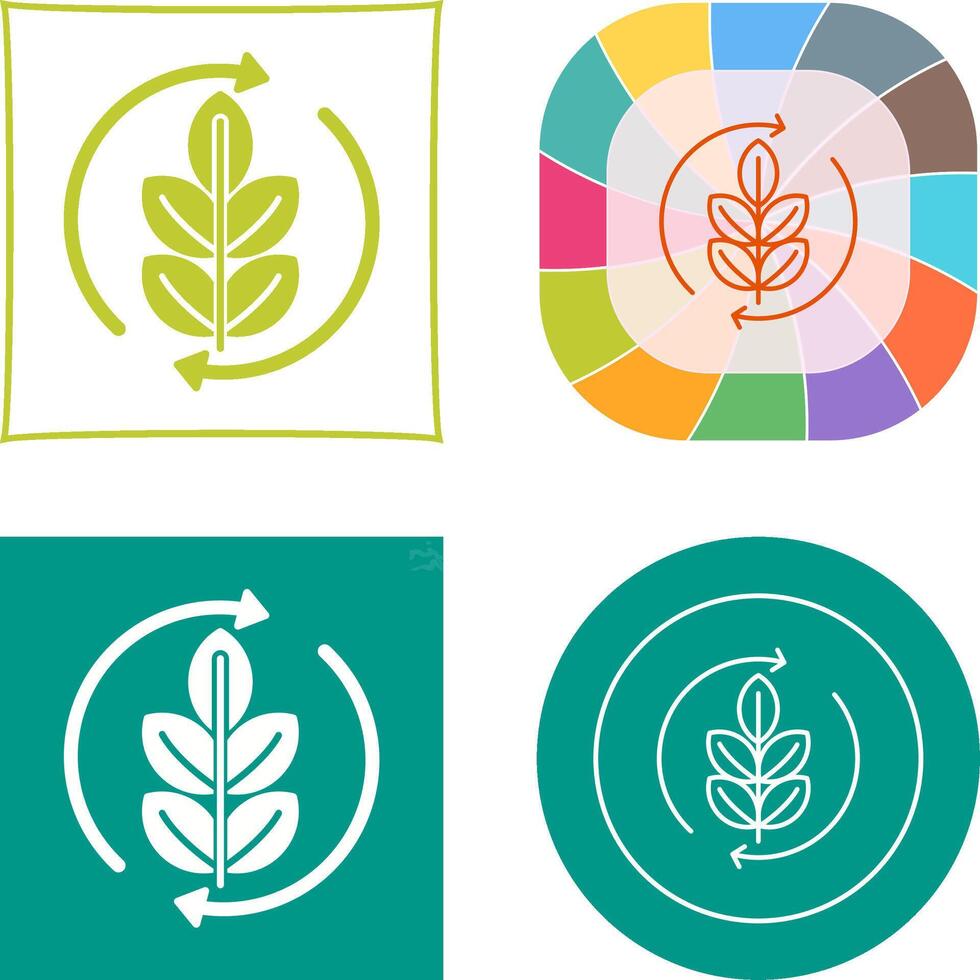 Agronomy Icon Design vector