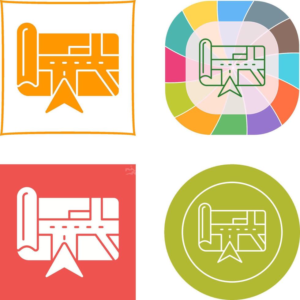 Navigation Icon Design vector