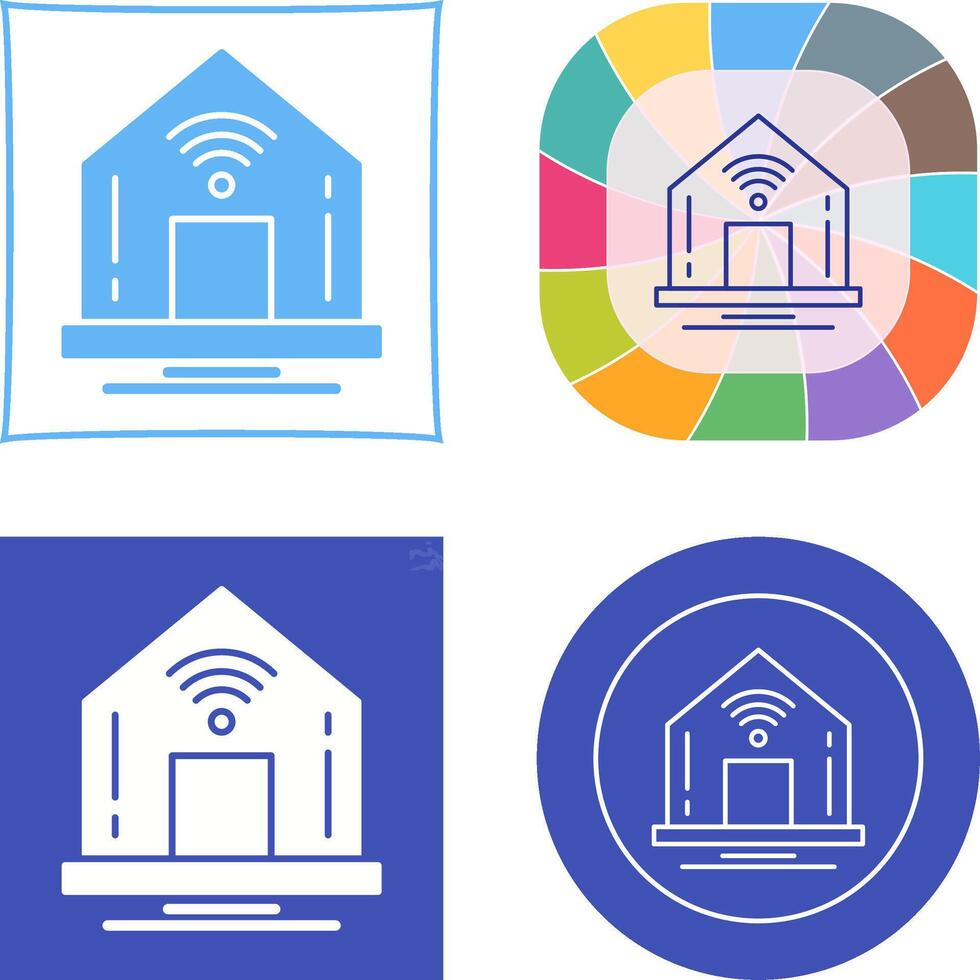 Smart Home Icon Design vector