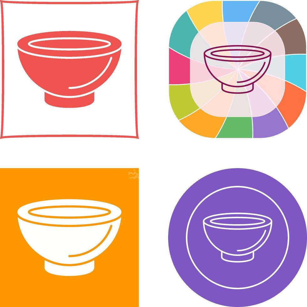 Bowl Icon Design vector