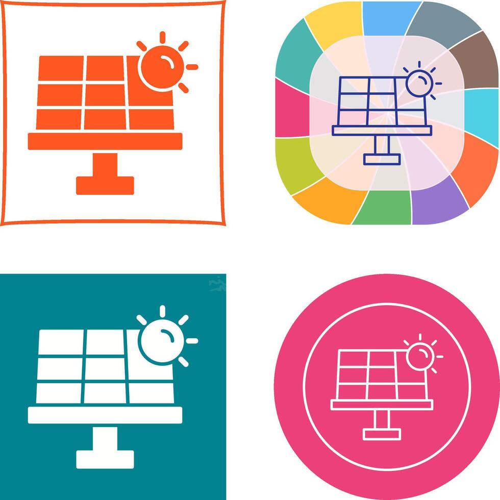 Solar Energy Icon Design vector