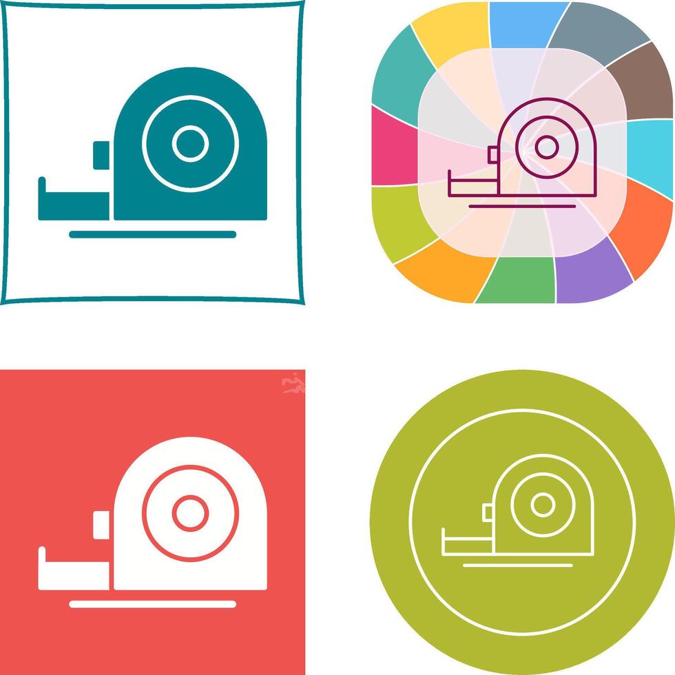 Measuring Tape Icon Design vector