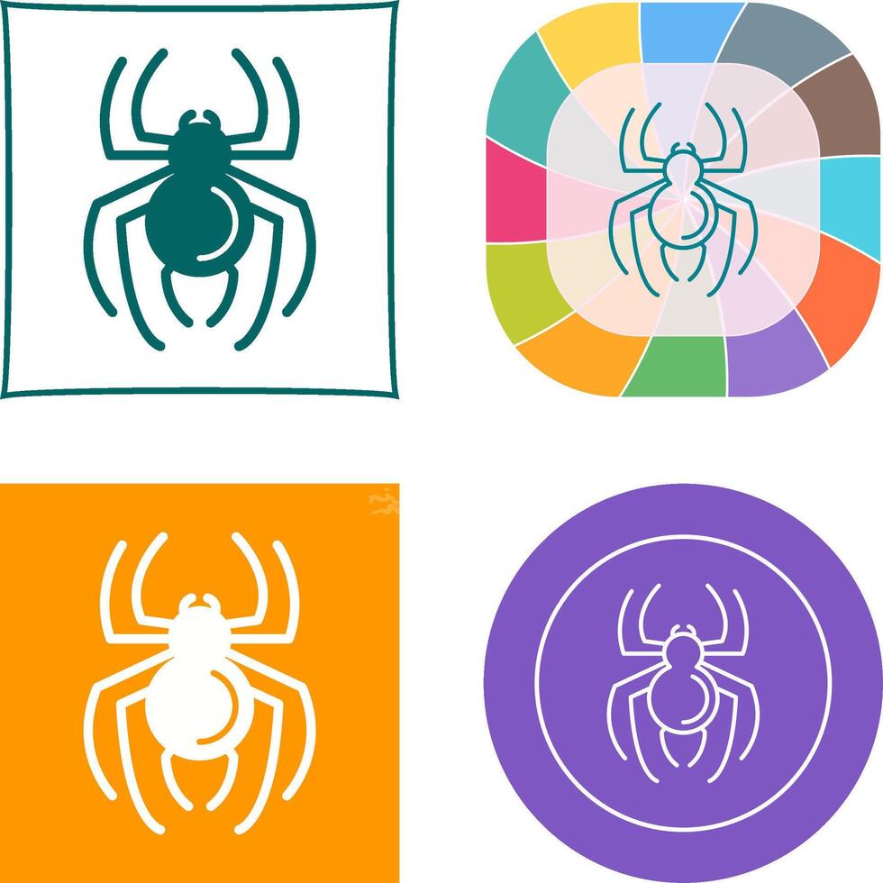 Spider Icon Design vector