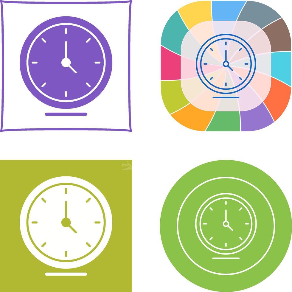 Clock Icon Design vector