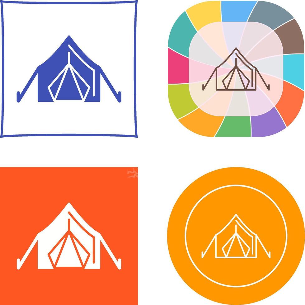 Tent Icon Design vector