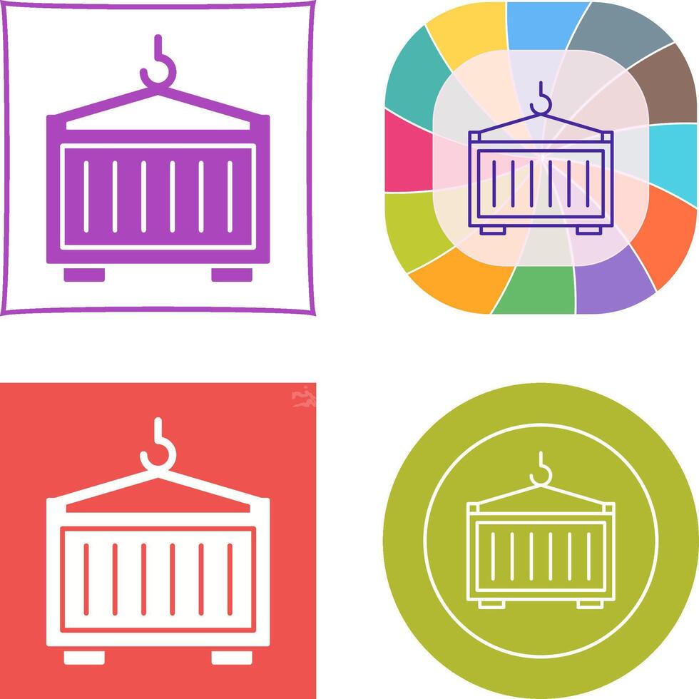 Container Icon Design vector