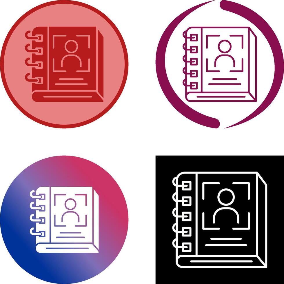 Directory Icon Design vector