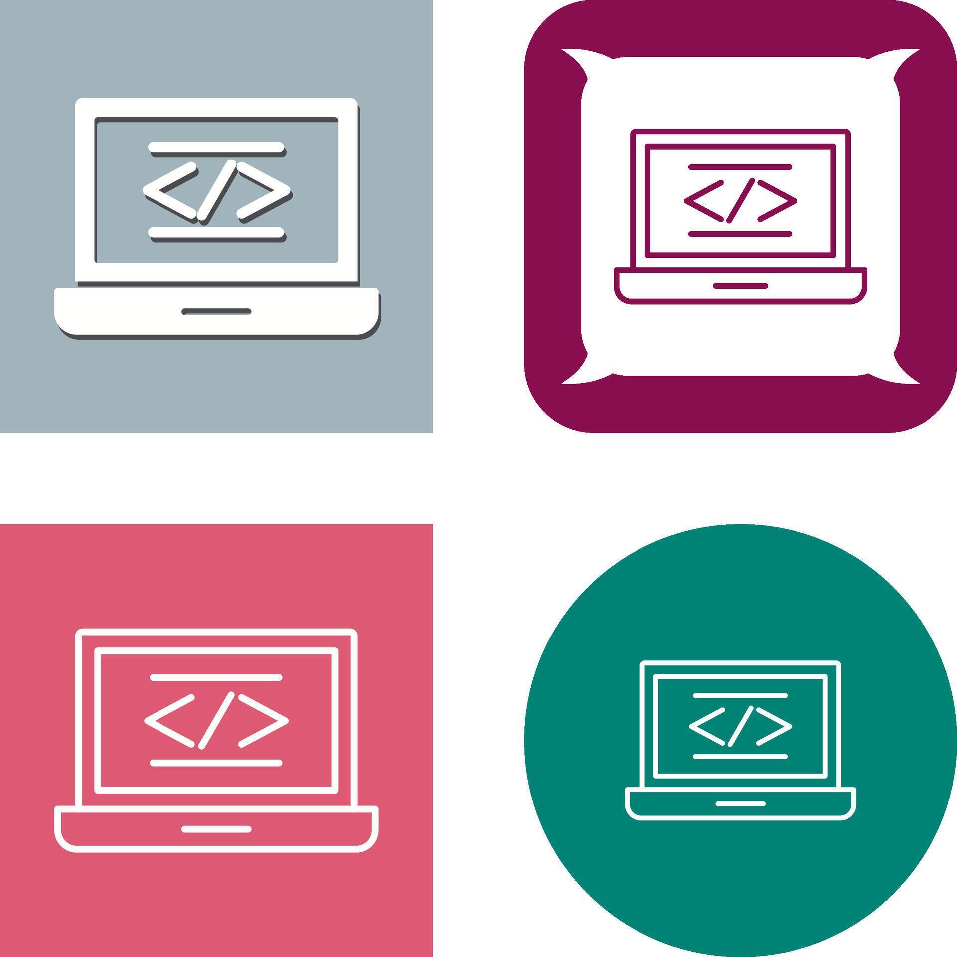 Coding Icon Design 44361566 Vector Art at Vecteezy