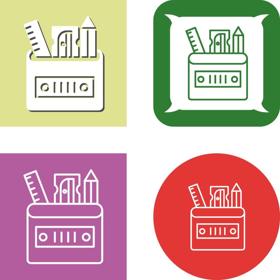 Stationery Icon Design vector
