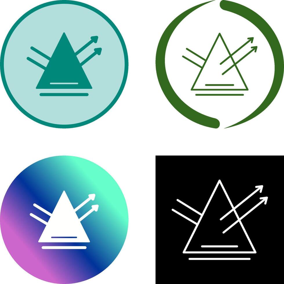 Reflection Icon Design vector