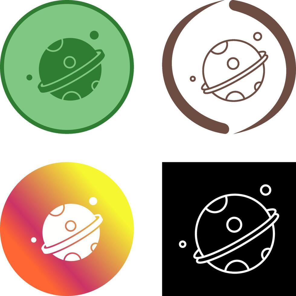 Planet Icon Design vector