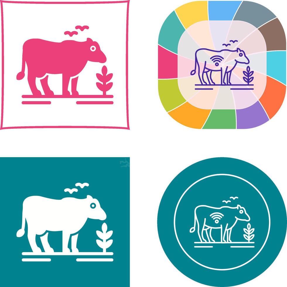 Cattle Icon Design vector