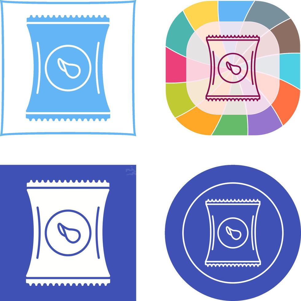 Chips Icon Design vector
