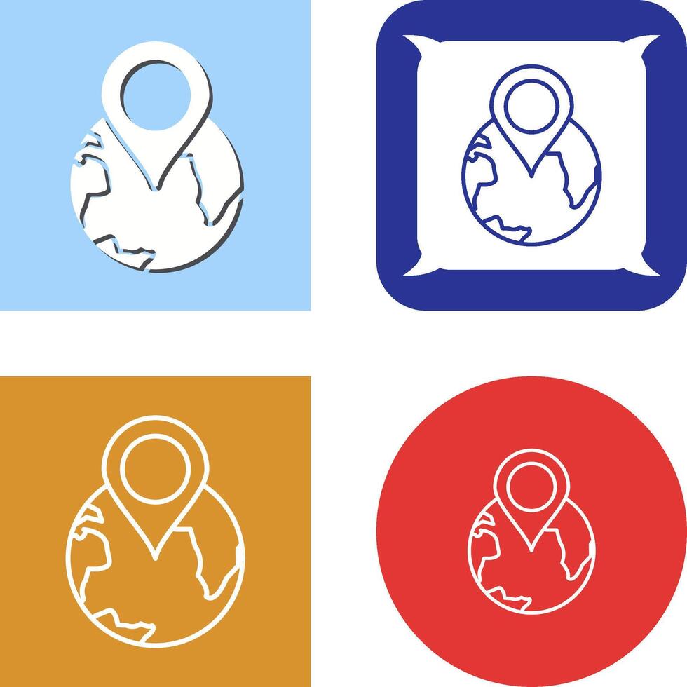 World tour Icon vector