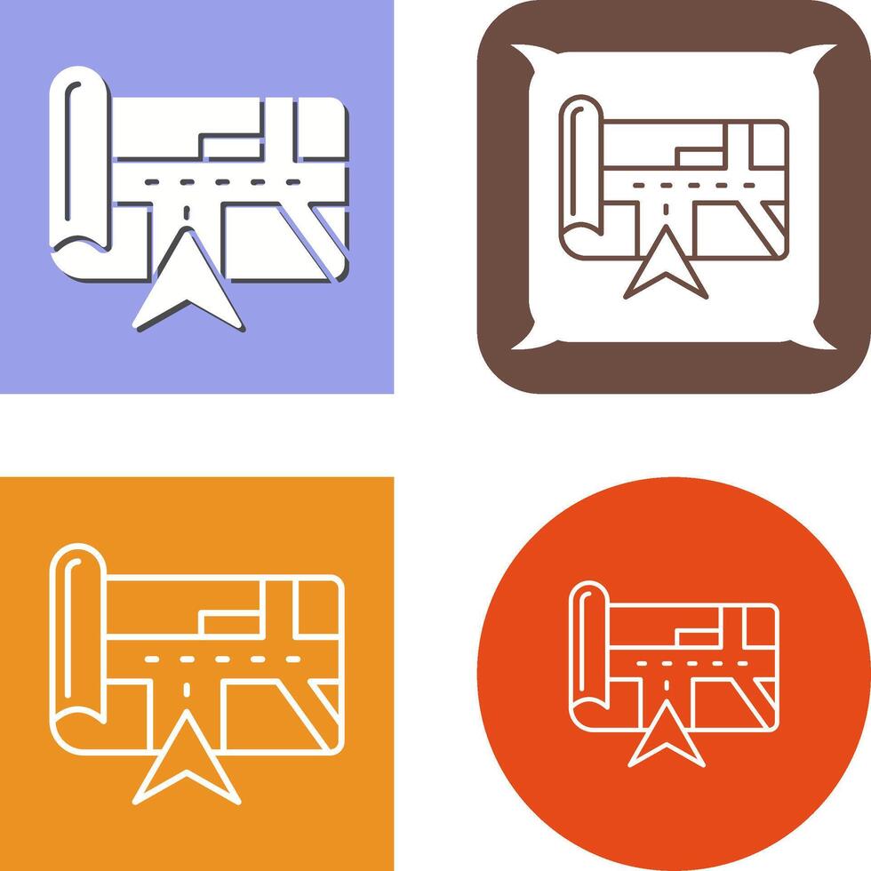 Navigation Icon Design vector