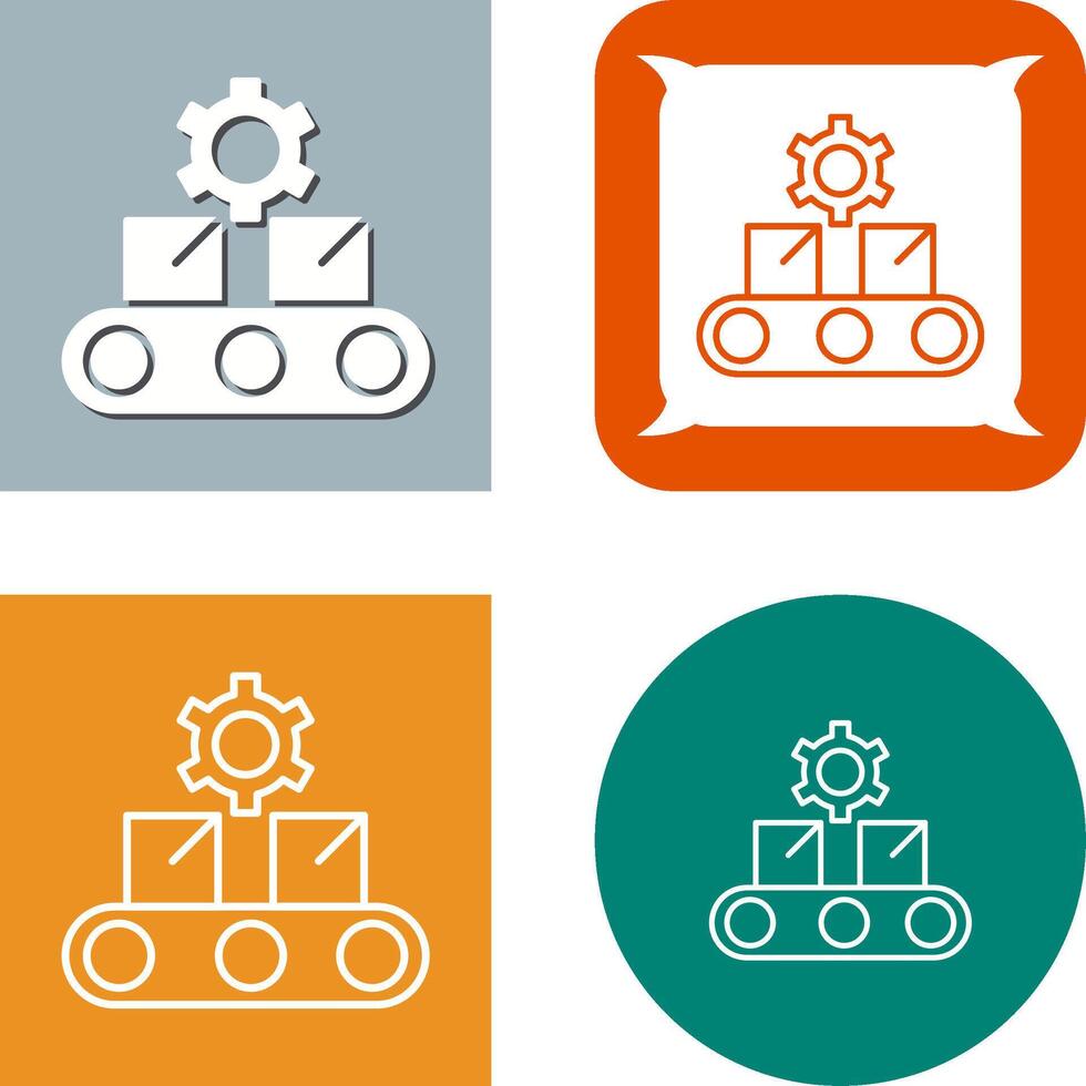 Conveyor Belt Icon vector
