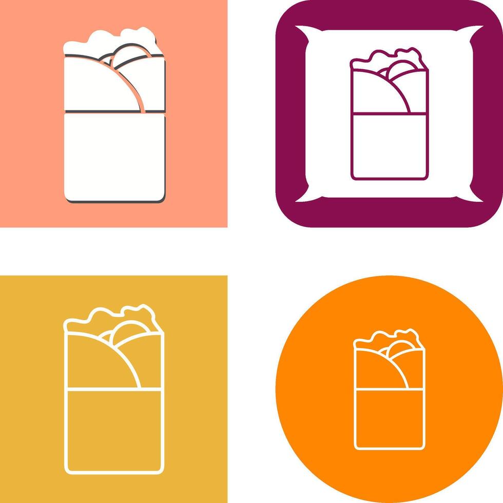 Kebab Icon Design vector