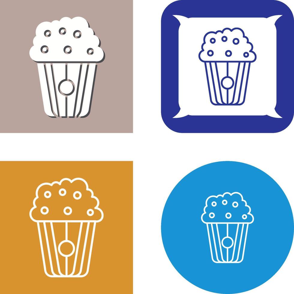 Pop corn Icon vector