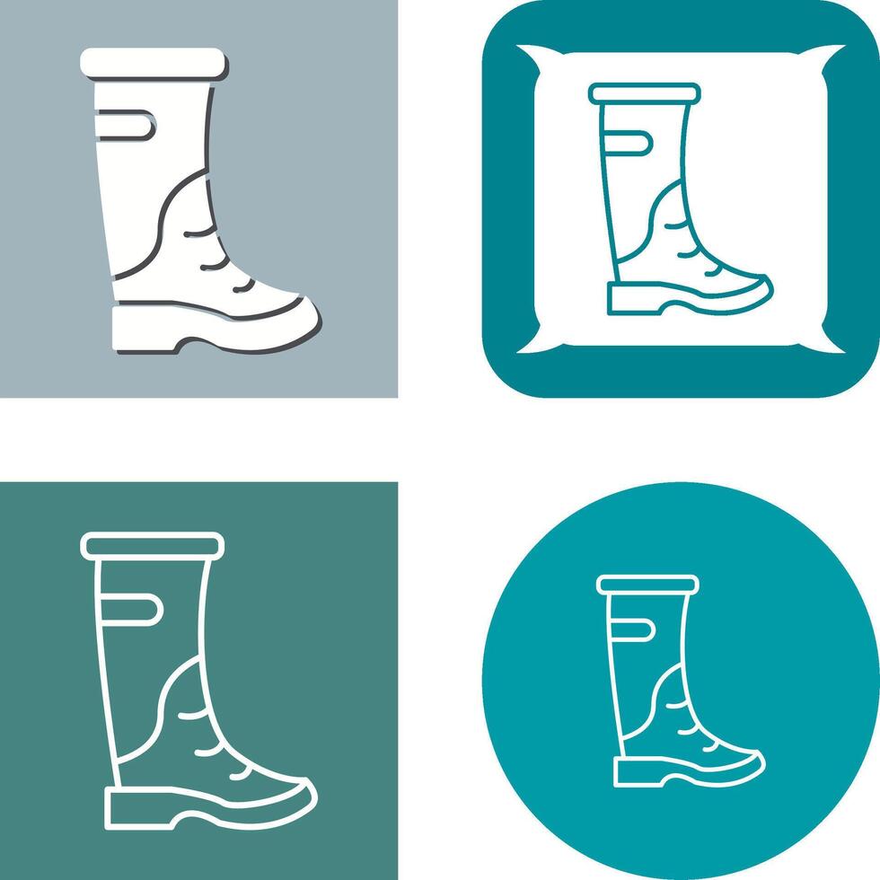 Rain Boots Icon vector