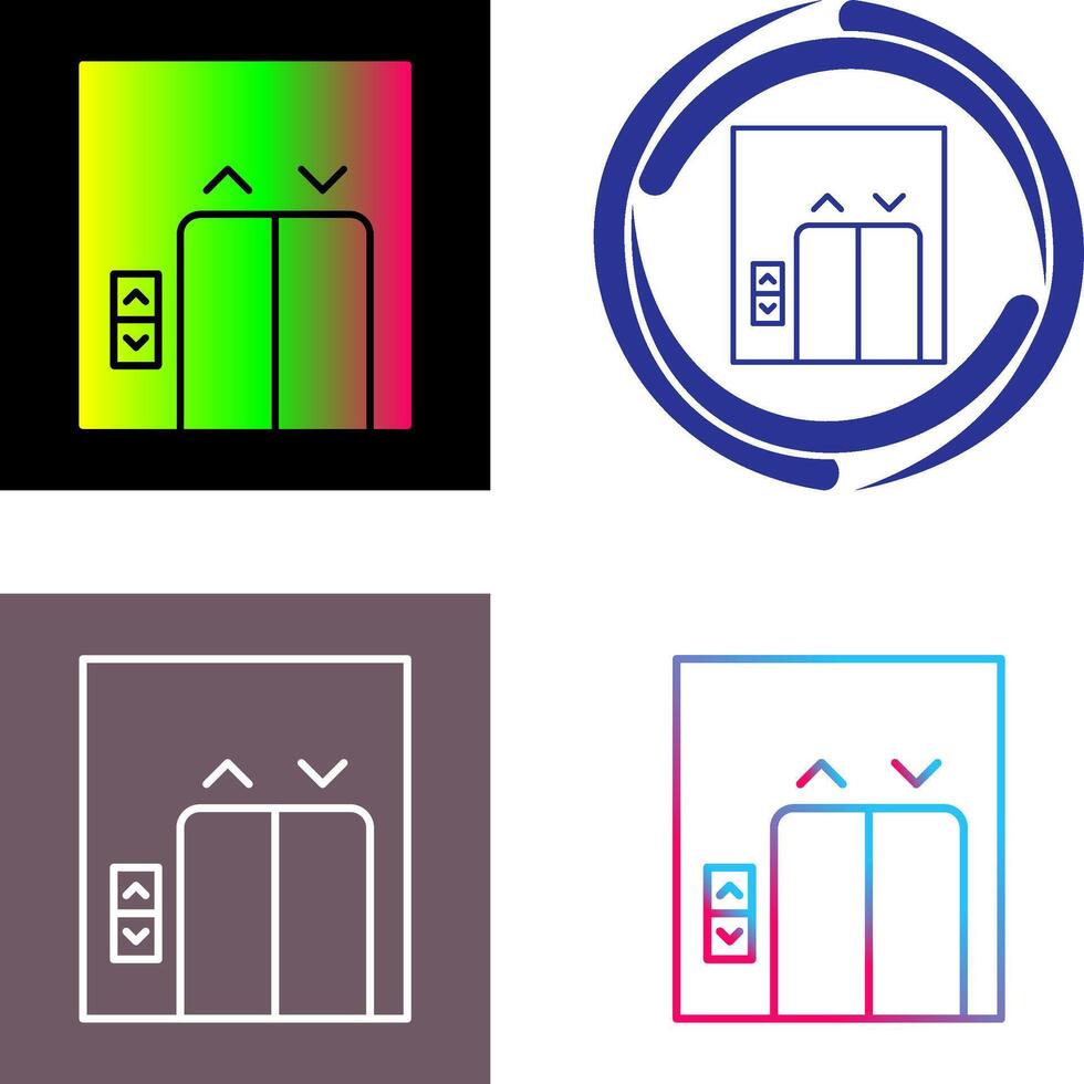Elevator Icon Design vector