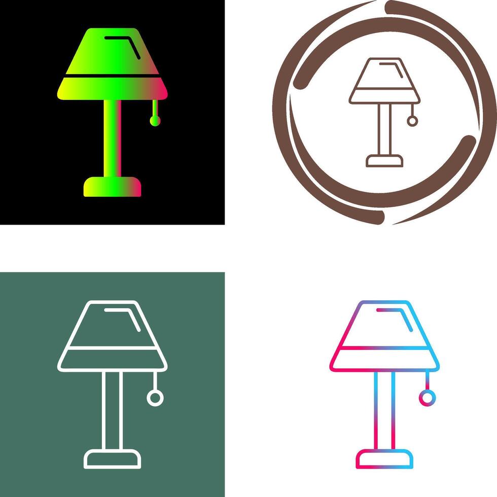 Lamp Icon Design vector