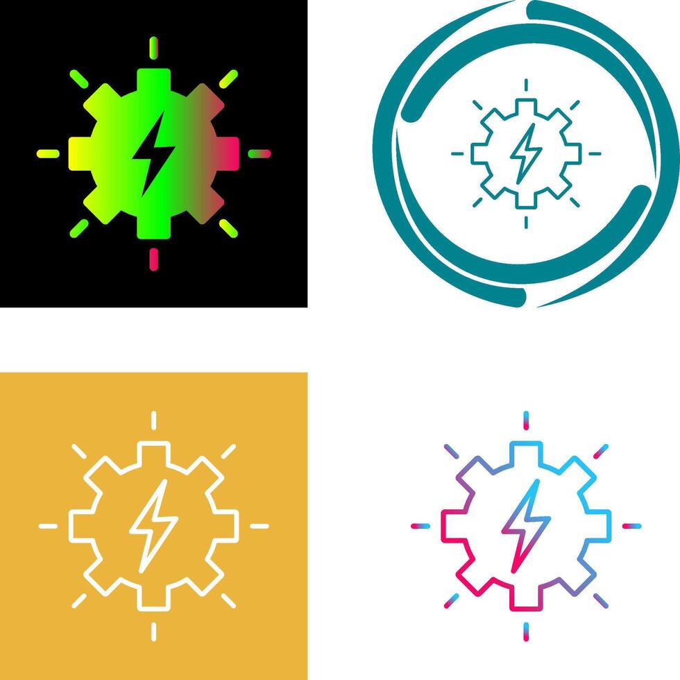 Electricity Icon Design vector