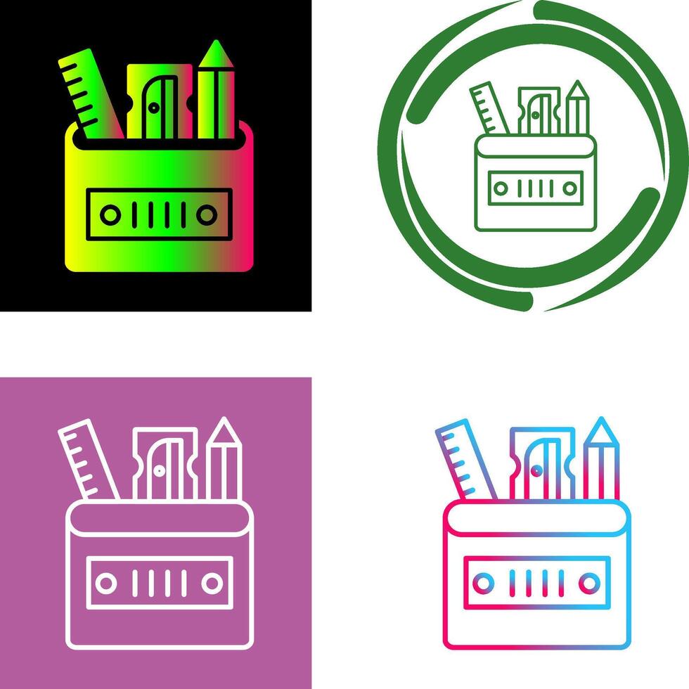 Stationery Icon Design vector