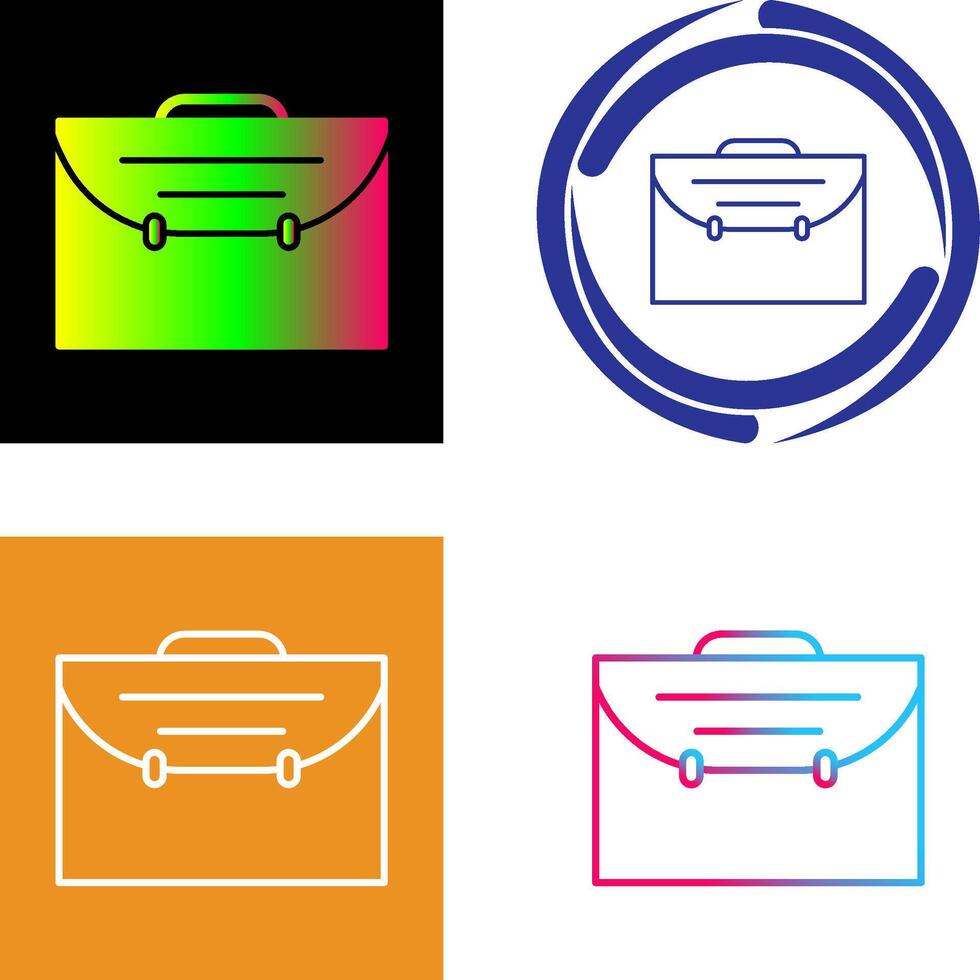 Suitcase Icon Design vector