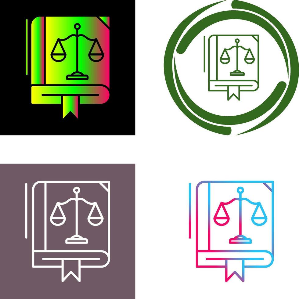 Law Icon Design vector