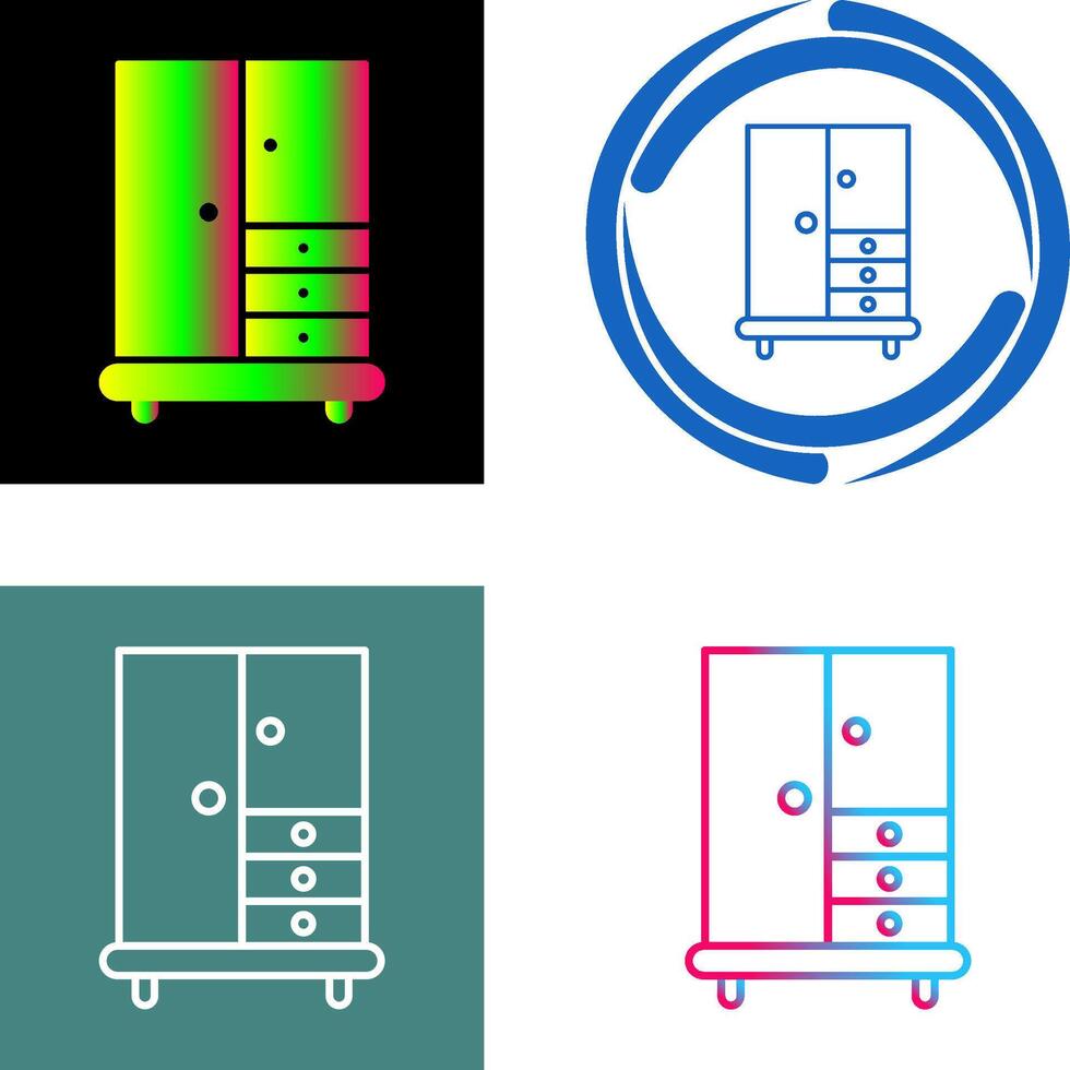Closet Icon Design vector