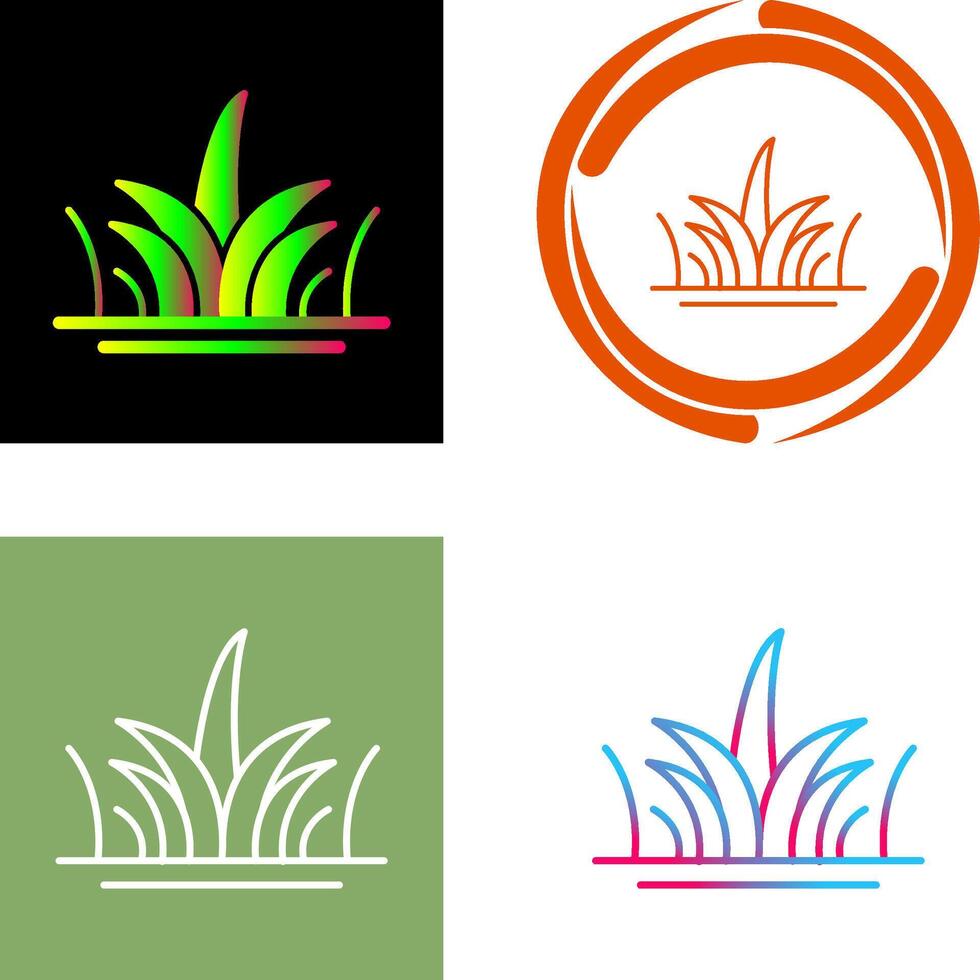 Grass Icon Design vector