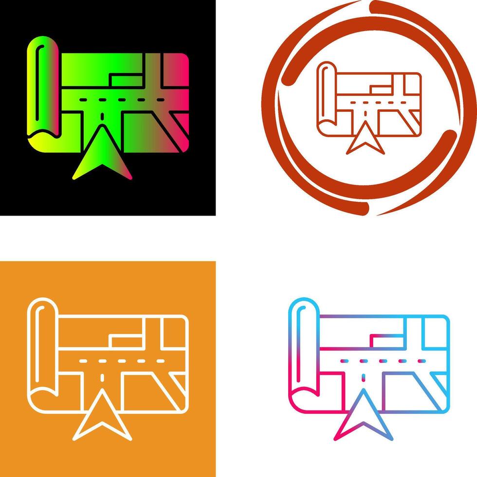 Navigation Icon Design vector