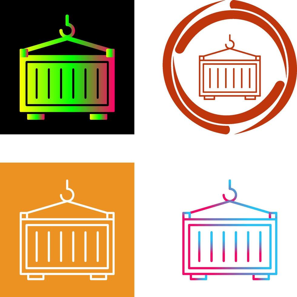 Container Icon Design vector