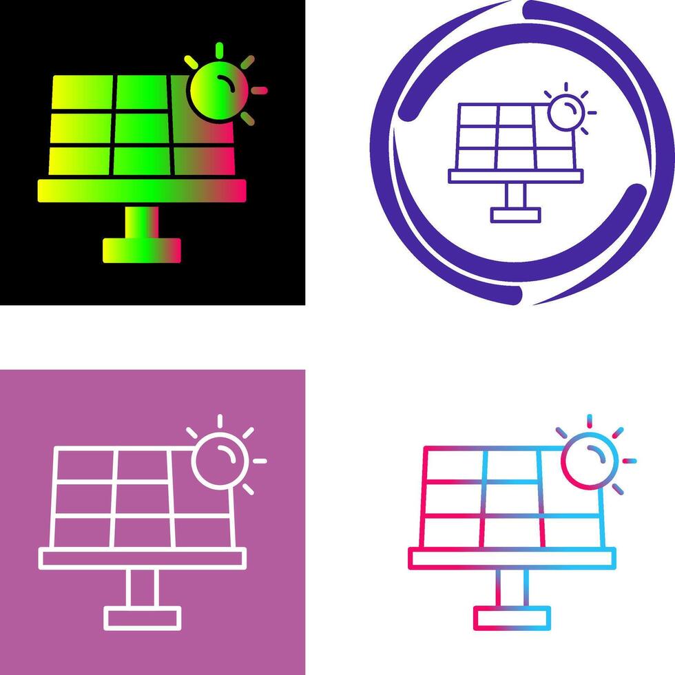 Solar Energy Icon Design vector
