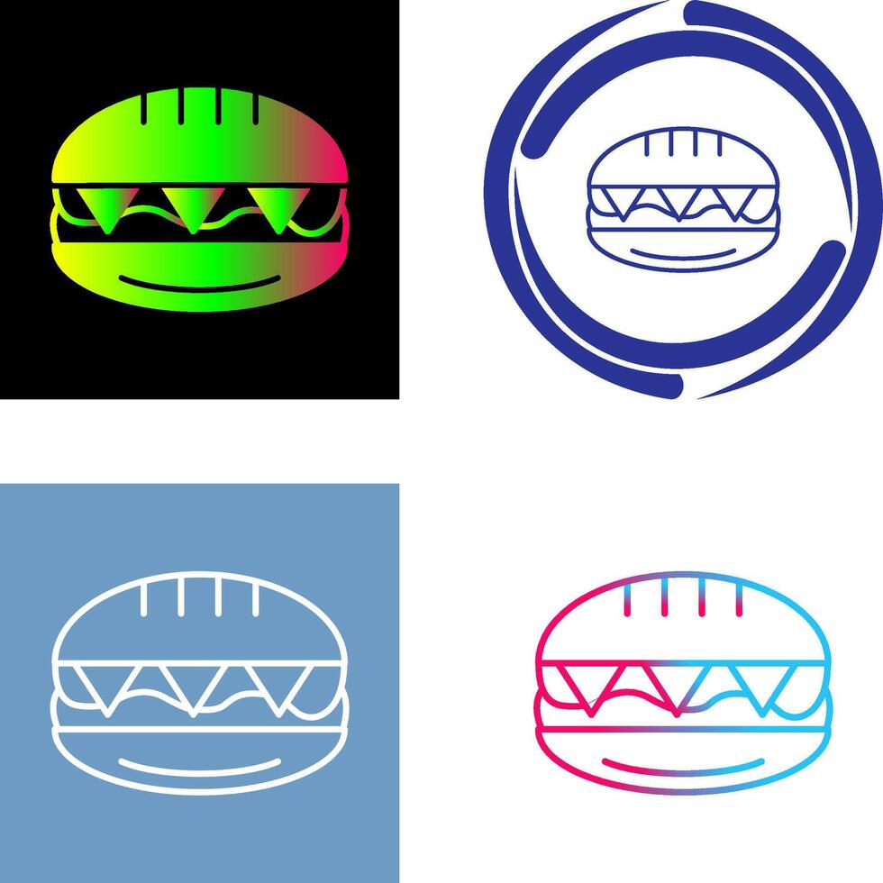 Sandwich Icon Design vector