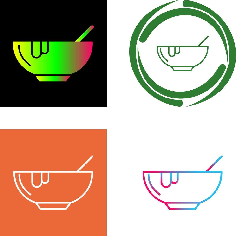 Soup Icon Design vector