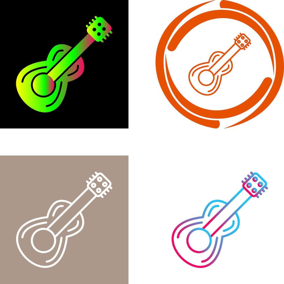 Guitar Icon Design vector