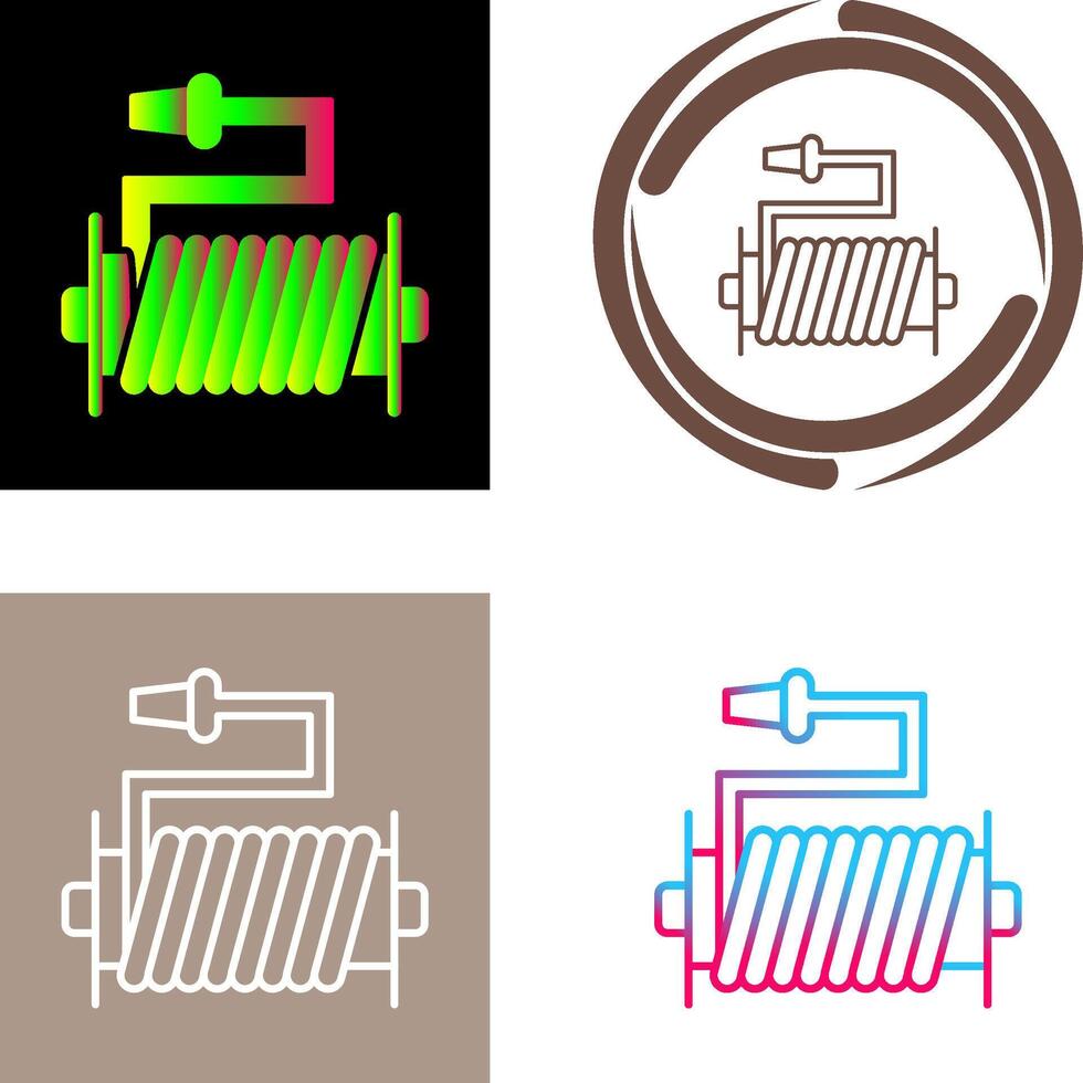 Water Hose Icon Design vector
