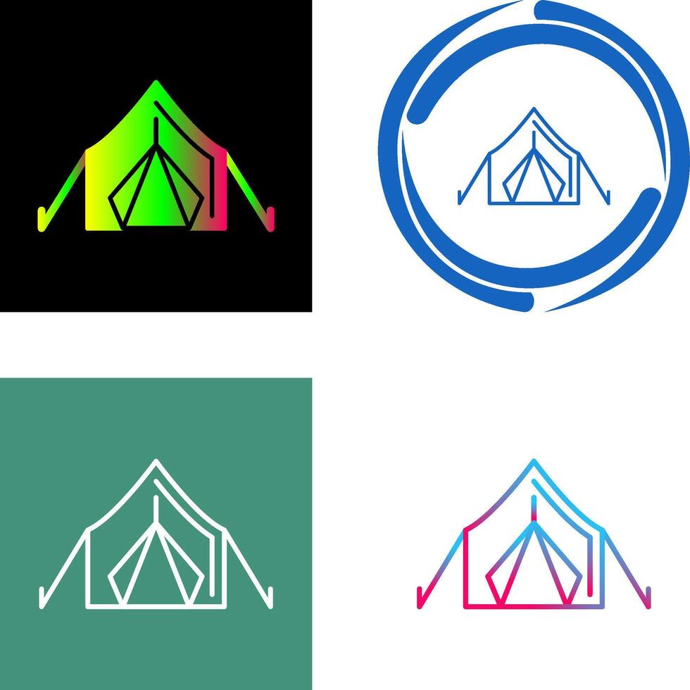 Tent Icon Design vector