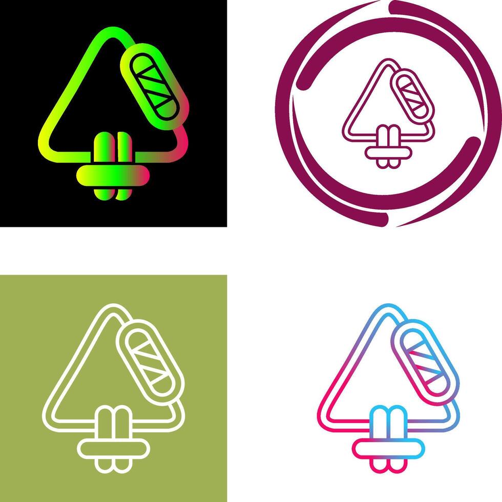Carabiner Icon Design vector