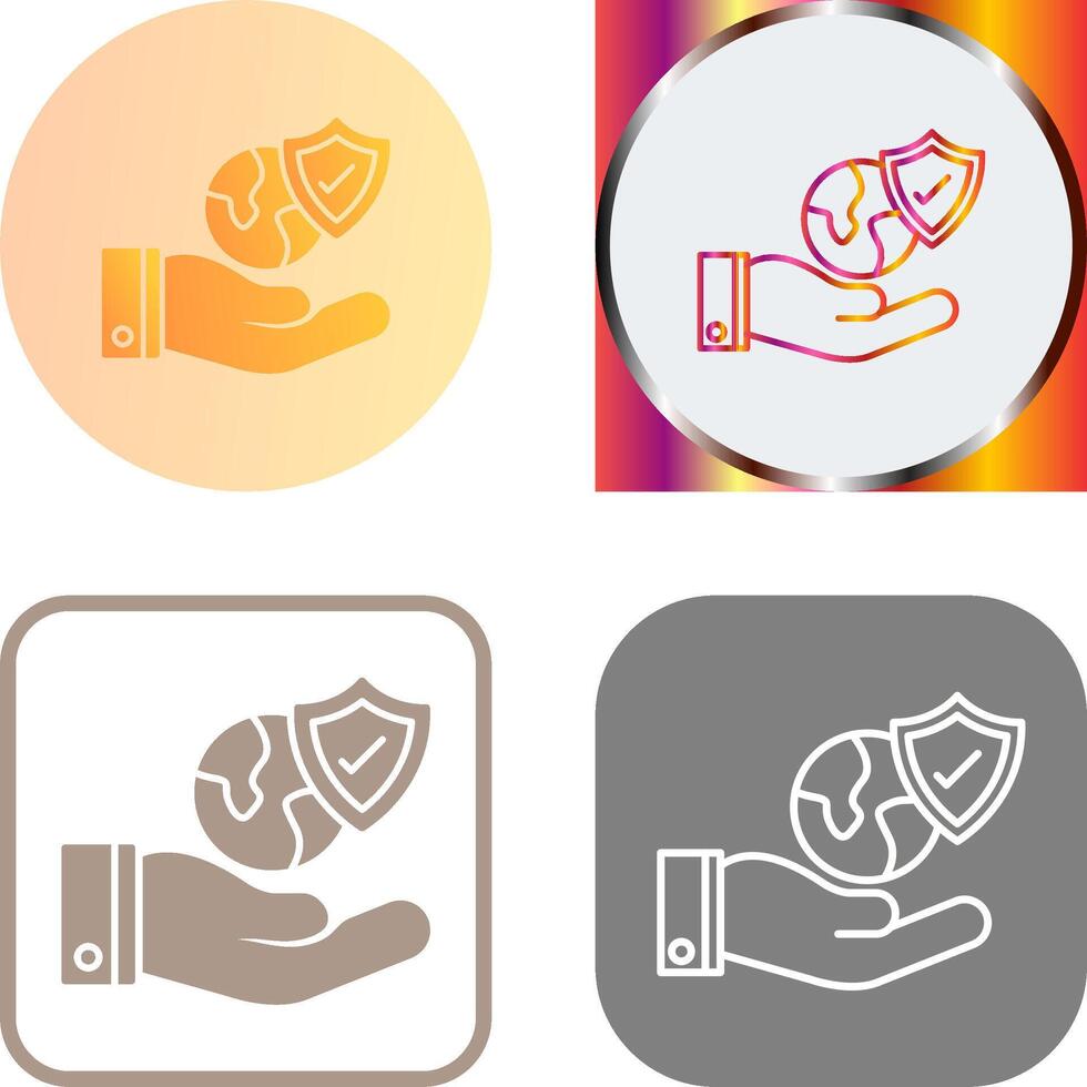Travel Protection Icon vector
