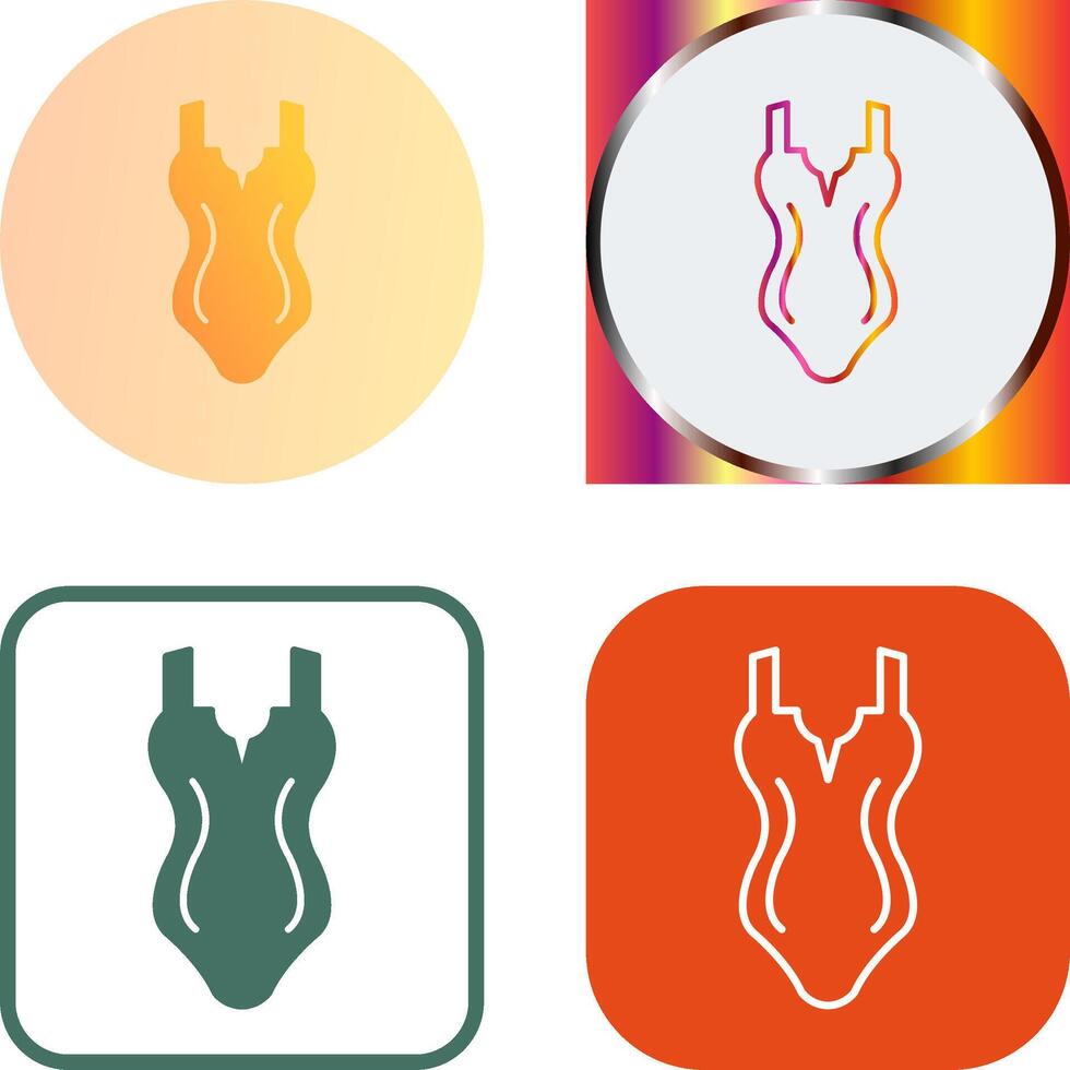 Swim Suit Icon vector